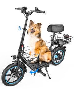 Gyroor C1 Plus - Seated Escooter with Basket