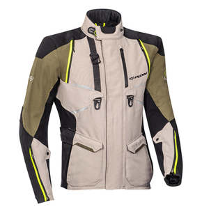 Jackets: Ixon EDDAS Jacket Gry/Khk/Blk - Adv