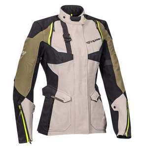 Jackets: Ixon EDDAS LADY Jacket Gry/Khk/Blk - Adv