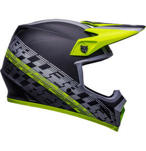 Bell Helmets: Bell MX-9 MIPS Offset Matte Black/Hi-Viz Yellow