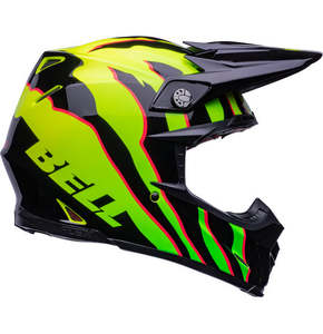 Bell Helmets: Bell MOTO-9S FLEX Claw Gloss Black/Green