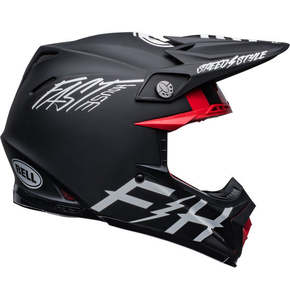 Bell Helmets: Bell MOTO-9S FLEX Fasthouse Tribe Matte Black/Grey