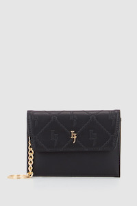 Handbag Accessories: Embossed Charm Pouch