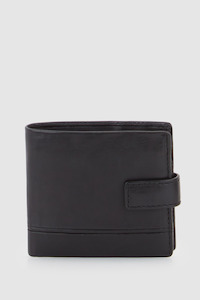 Mens Tabbed Wallet: RFID Leather Tab Wallet