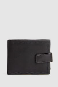 Mens Tabbed Wallet: RFID Ed Leather Tab Wallet