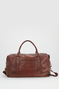 Travel Bags: Flynn Leather Weekender