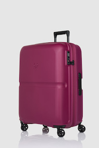 Hard Suitcases: Single Stripe 68cm Suitcase