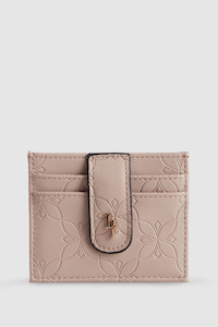 Womens Small Wallets: Embossed Credit Card Holder