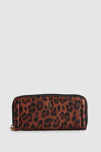 Leopard Large Ziparound Wallet
