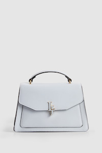 Enamel Logo Top Handle Bag