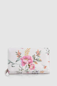 Floral Trifold Wallet