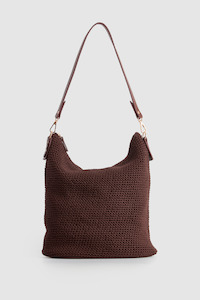 Rayon Crochet Bucket Bag