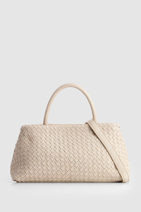 Margo Leather Weave Tote Bag
