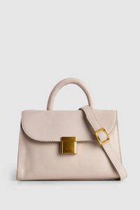 Naturals Handbags: Lucia Leather Top Handle Bag