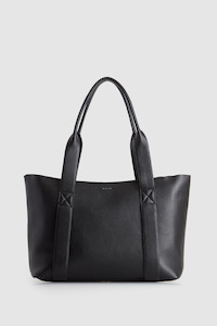 Large Handbags: Grace Leather Tote Bag