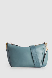 Blue Handbags: Charli Leather Crossbody Bag