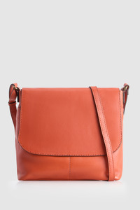 New: Maya Leather Flap Crossbody Bag