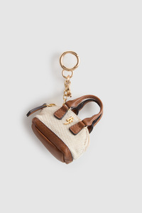 Handbag Accessories: Raya Canvas Mini Bag Charm
