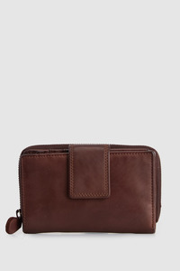 Leather Medium Tab Wallet