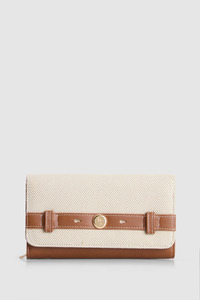 Womens Wallets: Raya Canvas Large Wallet