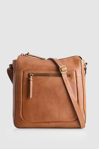 Cora Leather Crossbody Bag