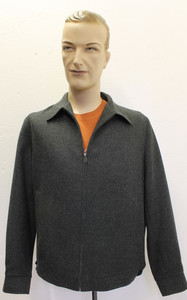 MF Jacket in Charcoal Twill Made in NZ Strangely Normal