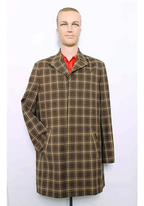 Mcqueen Coat , Brown Check strangelynormal