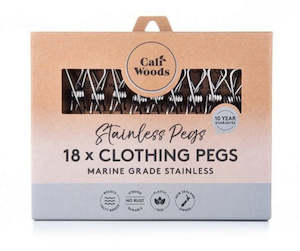 For The Batch: Stainless Steel Clothing Pegs by Caliwoods