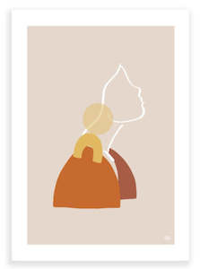 Lagom Design Studio Wall Prints: Empowerment - Wall Print by Lagom Design
