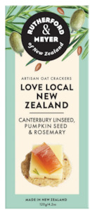 Foodie Favourites: Love Local NZ Oat Crackers - Canterbury Linseed by Rutherford and Meyer of NZ