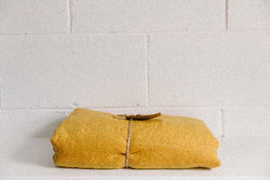 Kings Queens Sale French Linen: French Linen Mustard Duvet