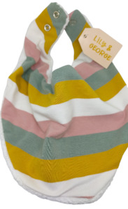Local: Rainbow Stripe Bib by Lily and George