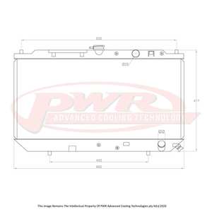 Honda Civic EC ED & EE (1988-1991) PWR Radiator