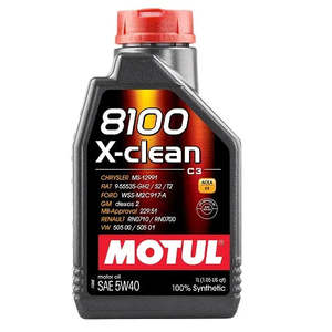 Motul Engine Oil: Motul 8100 X-Clean GEN 2 5w40 1L
