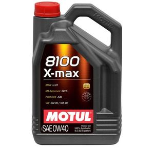 Motul Engine Oil: Motul 8100 X-Max 0w40 5L