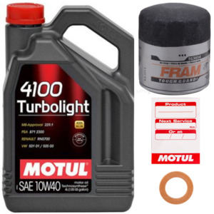 Mazda MX5 2005-15 NC Motul Oil Service Kit