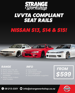 LVVTA Seat rail for Nissan Silvia 180SX/200SX 1988-2002 S13 S14 S15