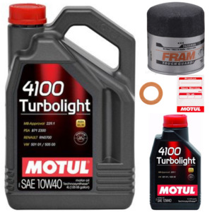 Subaru Legacy 1989-93 BC BF BJ Motul Oil Service Kit