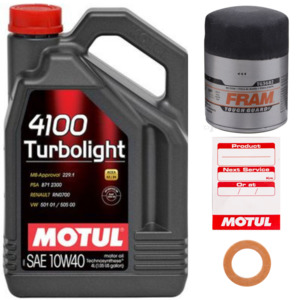 Nissan 180SX 1989-98 S13 Motul Oil Service Kit
