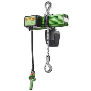 RWM Electric Chain Hoist – Top Hook – Dual Speed – 500KG Capacity