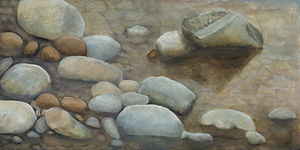 Te Awa – At the waters edge EClaire Fine Art
