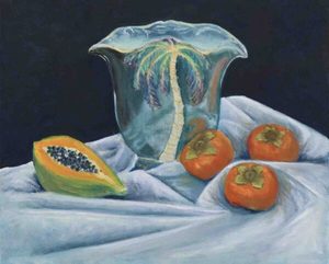 Products: Persimmons & Beswick vase EClaire Fine Art