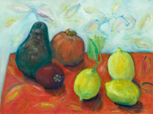 Still life in red EClaire Fine Art