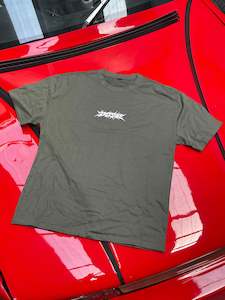 Apparel: PISTACHIO SLASH TEE