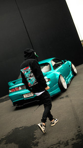 Apparel Accessories: BLACK S14 BLITZ HOODIE