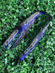 PURPLE & BLACK STREETSIDE LANYARD