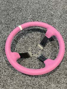 PURPLE ALCANTARA DND WHEEL 350MM