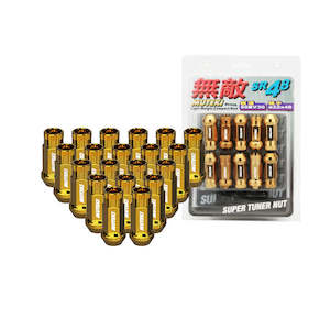 MUTEKI SR48 EXTENDED OPEN END WHEELS NUTS - GOLD