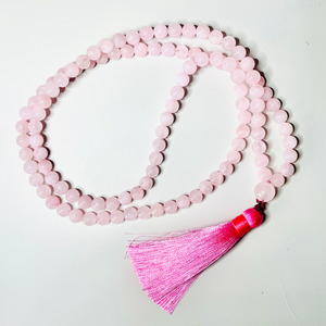Products: Rose Quartz Mala Strength Within