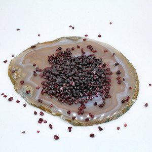 Mini Garnet tumbles Strength Within